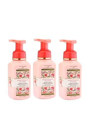 3 BBW × Vera Bradley PEACH BLOSSOM & NECTAR Gentle & Clean Foaming Hand Soap